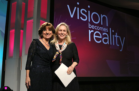 National Partnership President Debra Ness and U.S. Senator Kirsten Gillibrand