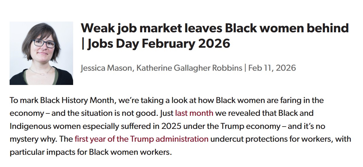 Weak job market leaves Black women behind