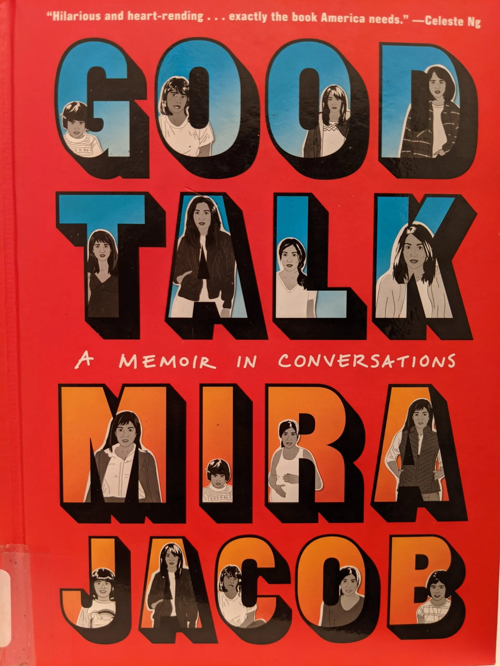 Book cover: Good Talk by Mira Jacobs