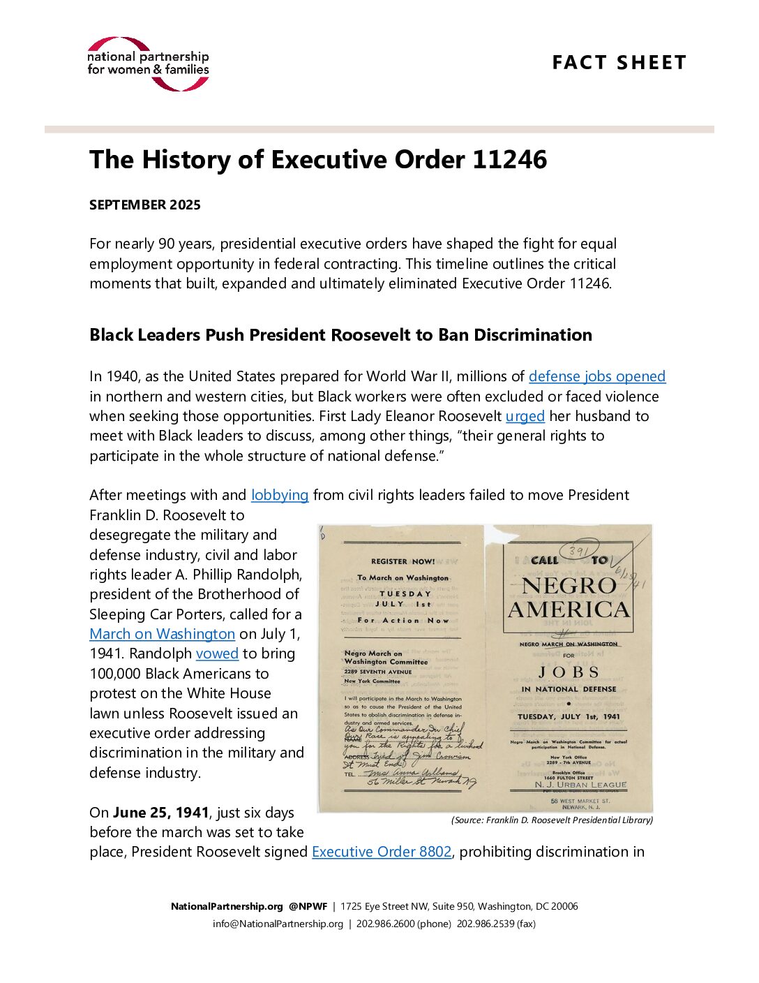 The History of Executive Order 11246