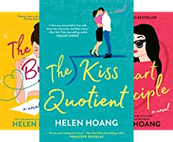 Book covers: The Kiss Quotient series by Helen Hoang 