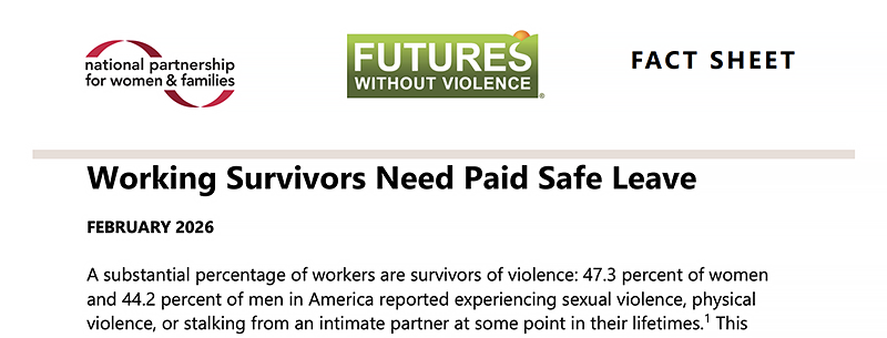Report: Working Survivors Need Paid Safe Leave