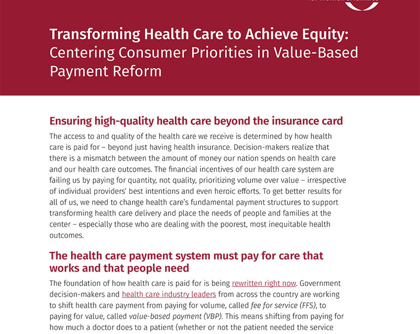 Transforming Health Care to Achieve Equity